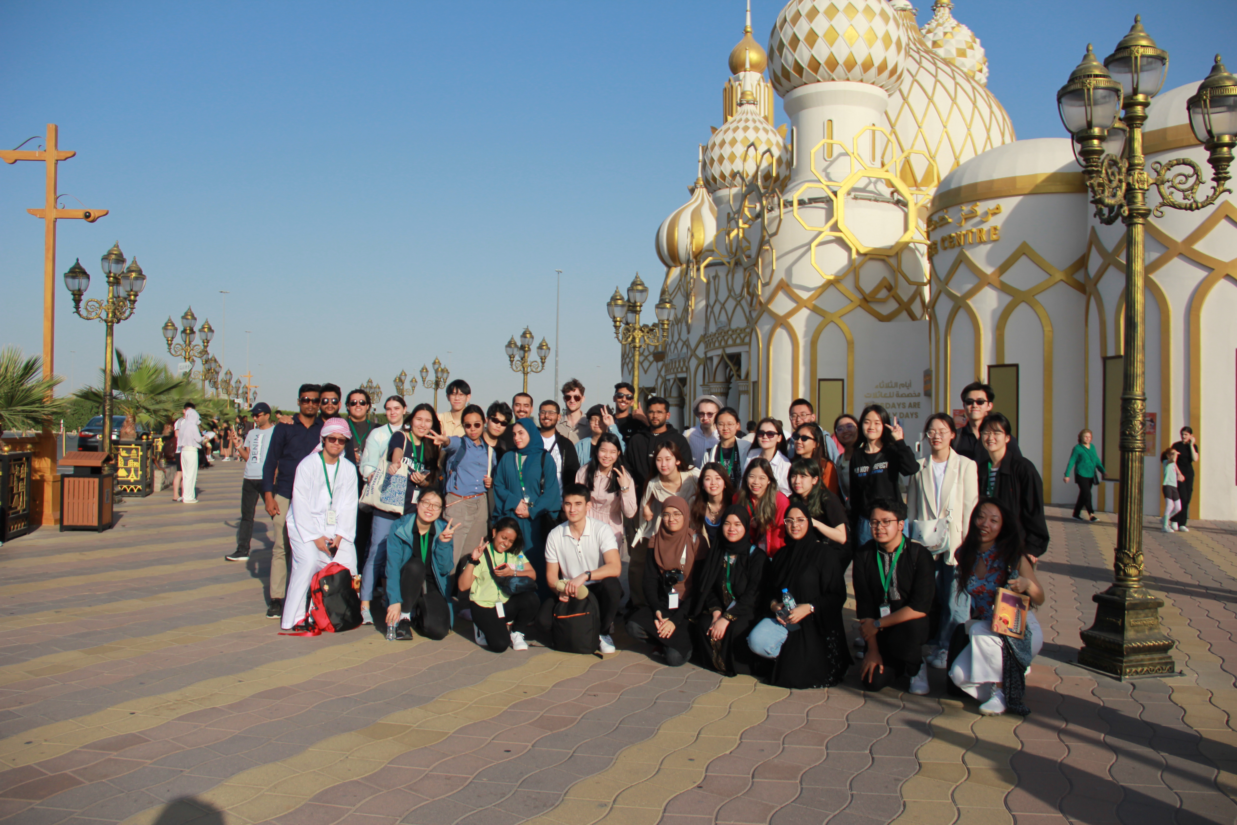Students explored the local culture.