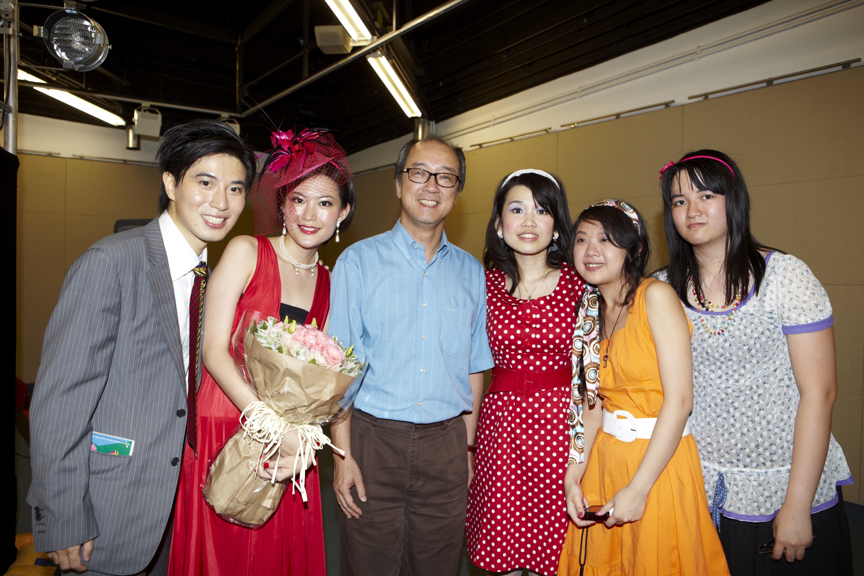 President Chan and the main actors	