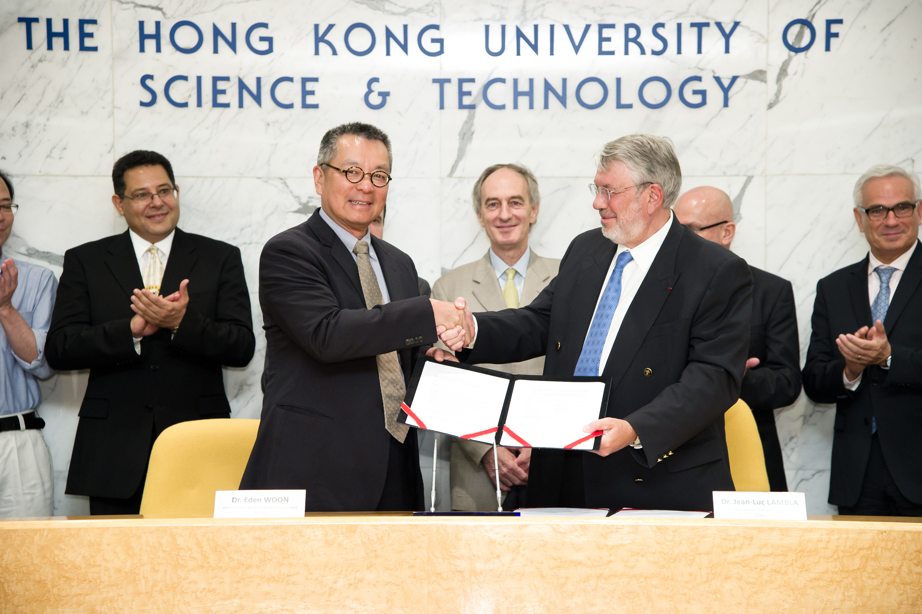  Dr Eden Woon (left) and Dr Jean-Luc Lambla.