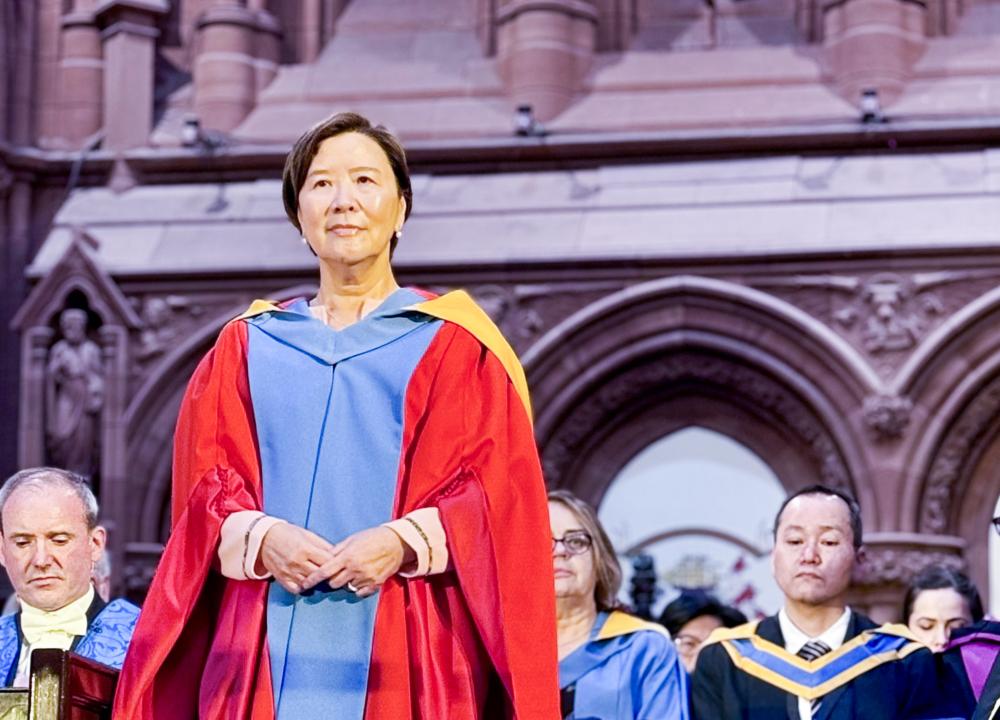 香港科大校长叶玉如教授获斯特拉斯克莱德大学颁授荣誉博士学位 表扬其卓越科学及教育贡献